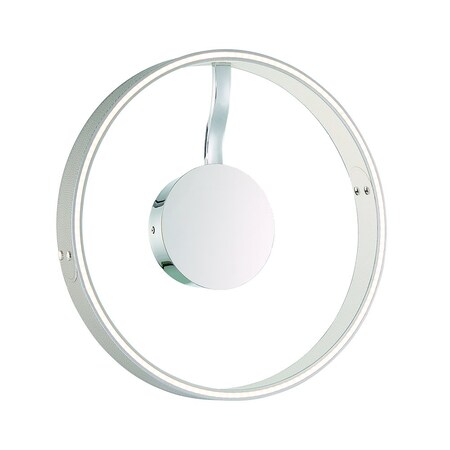 Eurofase Verdura Modern Integrated LED Indoor Flushmount, 1-Light, Round, Dimmable, Grey+ White 43893-034